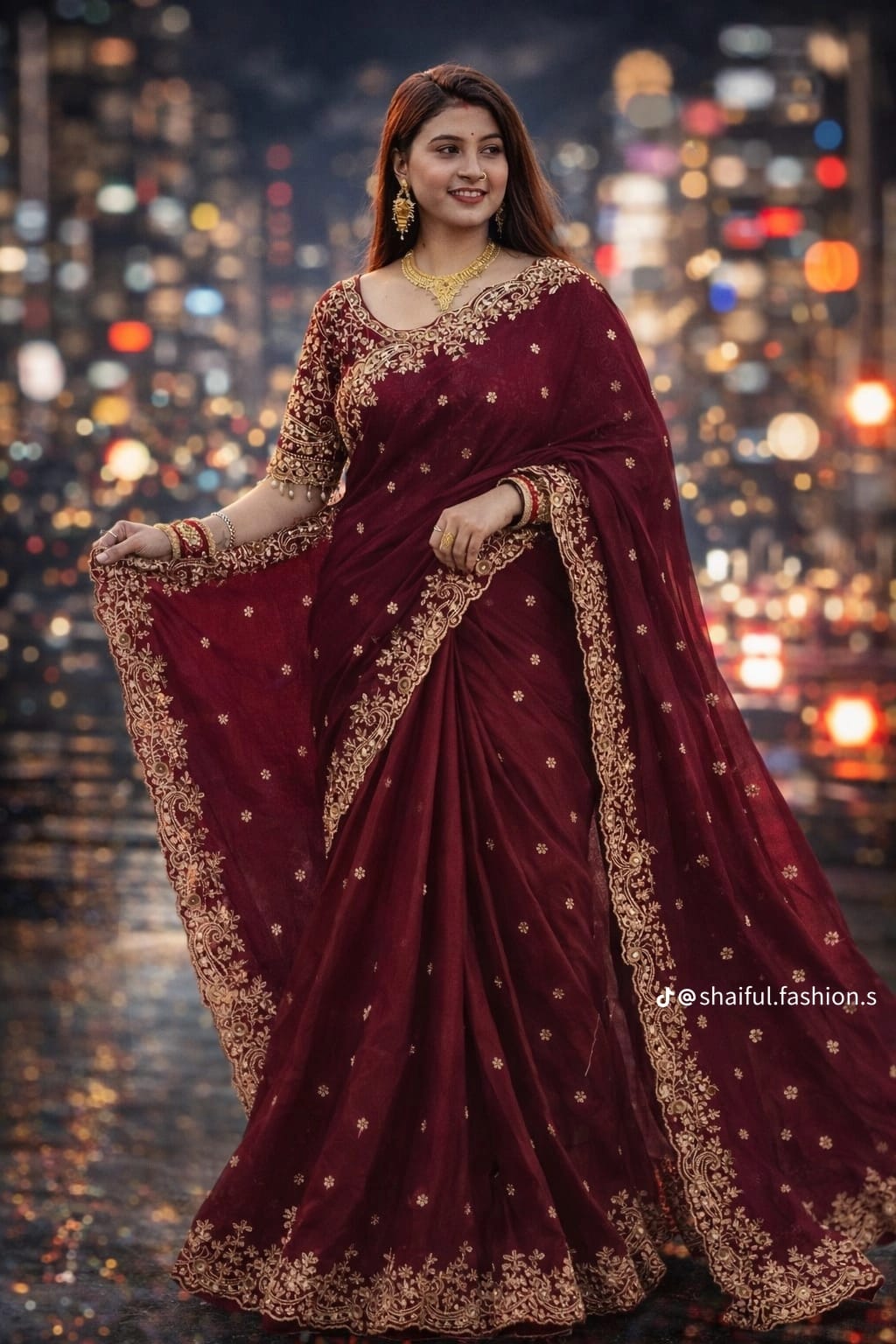 Viral Gemuchi saree